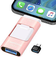512 ГБ USB-накопитель ZARMST фотопамять для телефона и компьютера (розовый, б\у)