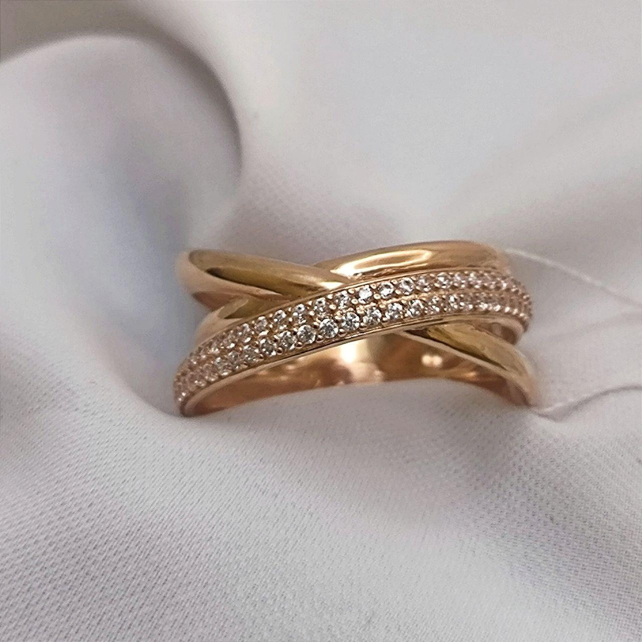 Золоте кільце 585 проби Ukr-Gold.com, фото 1