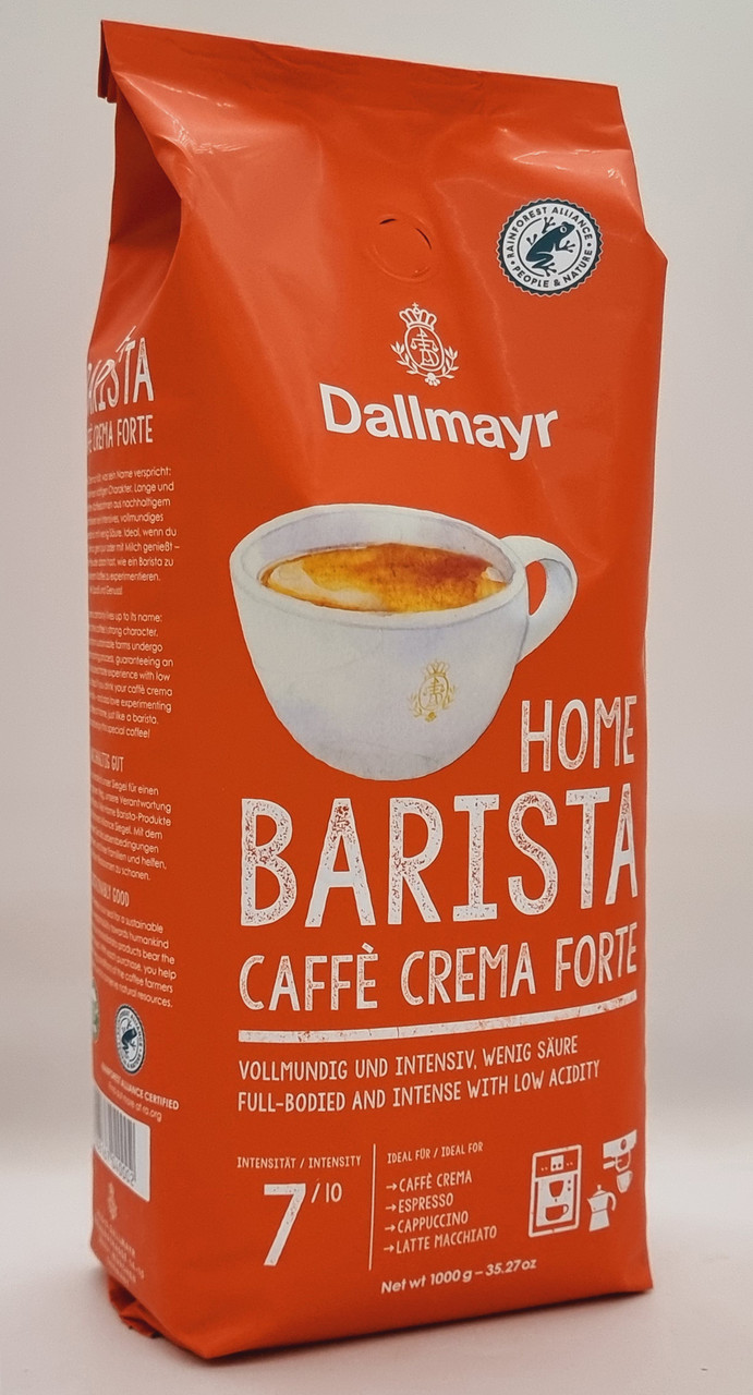 Кава в зернах Dallmayr Home Barista Caffe Crema Forte 1 кг Німеччина, фото 1