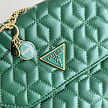 Жіноча сумочка Guess на плече (787080) зелена, фото 2