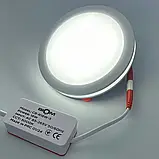 Точковий LED світильник з боковим свіченням Biom 18W 5000К круг CB-R18W-5, фото 4