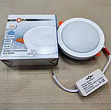 Точковий LED світильник з боковим свіченням Biom 18W 5000К круг CB-R18W-5, фото 3
