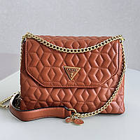 Женская сумочка Guess на плечо (787080) коричневая
