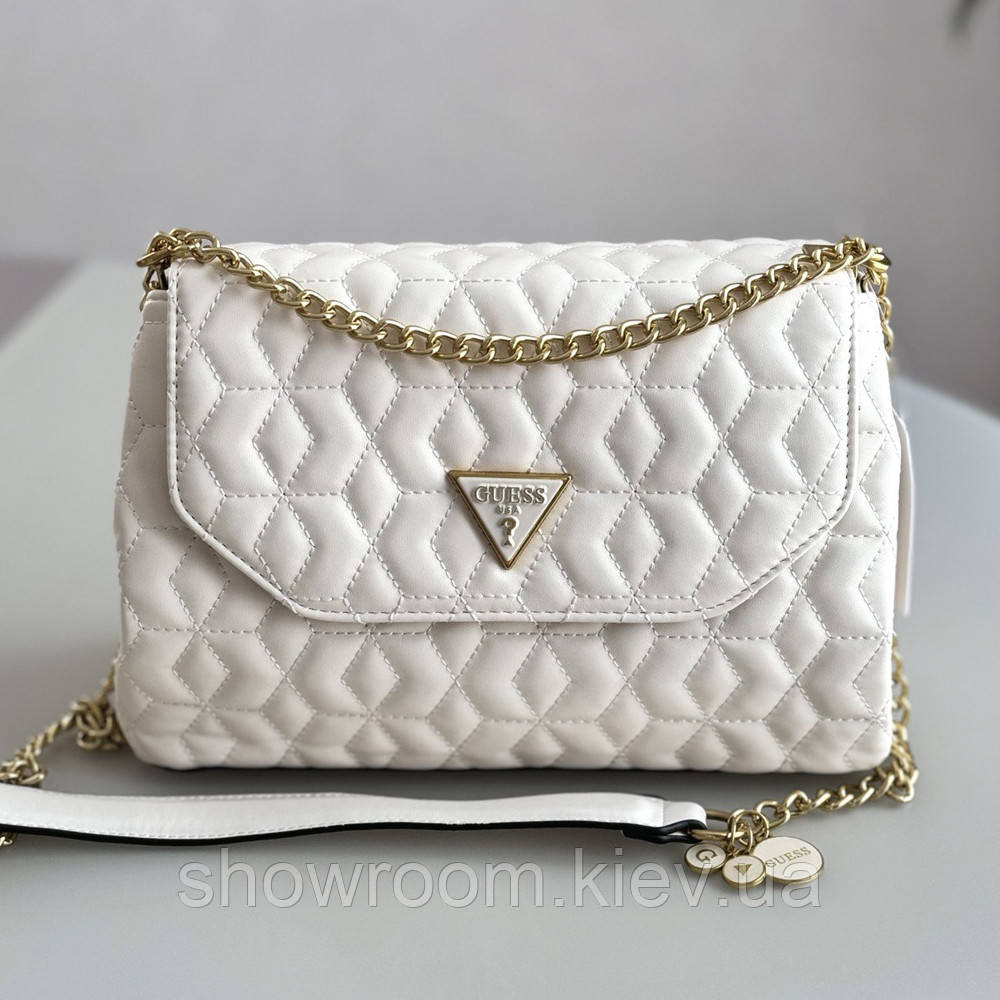 Жіноча сумочка Guess на плече (787080) біла, фото 1
