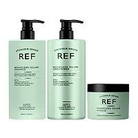 Набір "Для об'єму волосся" REF TRIO Weightless Volume шампунь+кондиціонер+маска, 600/600/250 мл/250 мл