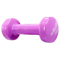 Гантель для фитнеса Zelart 1 кг фиолетовый