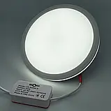 Точковий LED світильник з боковим свіченням Biom 24W 5000К круг CB-R24W-5, фото 6