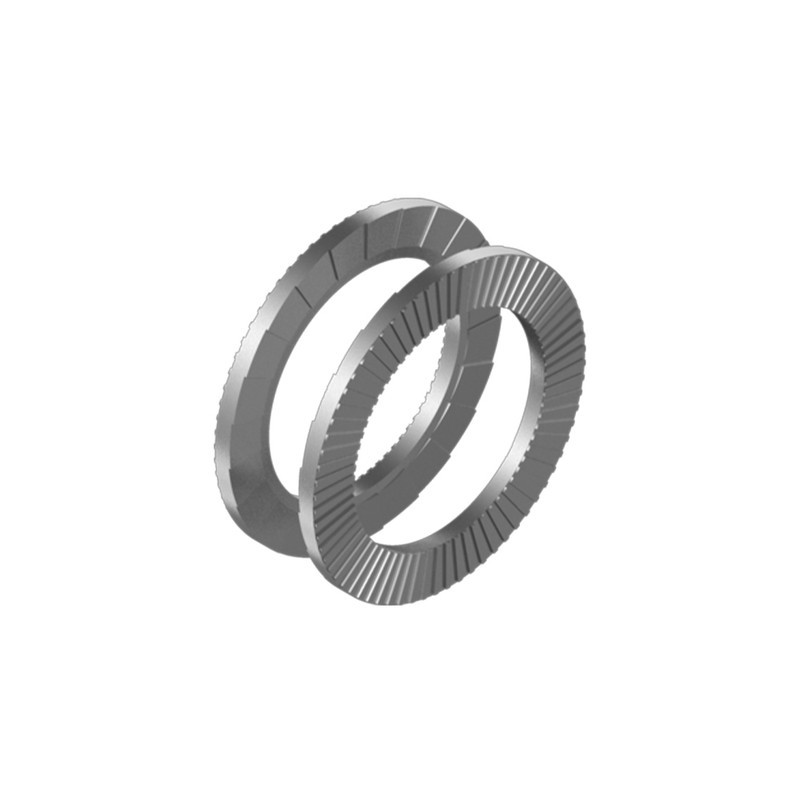 DIN25201 М12 зовнішній ⌀19,5мм товщина 2,2мм нержавіюча сталь шайба стопорна вібростійка [N7R00000N7TW12SS01] Metalvis, фото 1