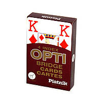 Карты игральные Piatnik Opti с 4-мя индексами 55 карт 1402