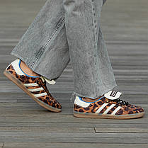 Жіночі Кросівки Adidas Samba x Wales Bonner Leopard Brown / Адідас Самба Уельс Боннер Леопард Коричневі, фото 5