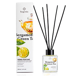 Аромадифузор парфумований Bogenia Home Perfume, №5 (Bergamote & Green Tea), 100 мл