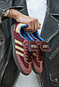 Жіночі Кросівки Adidas Samba Nylon x Wales Bonner Bordo / Адідас Самба Найлон Уельс Боннер Бордові, фото 8