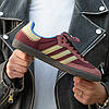 Жіночі Кросівки Adidas Samba Nylon x Wales Bonner Bordo / Адідас Самба Найлон Уельс Боннер Бордові, фото 9