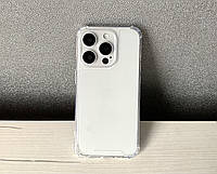 Противоударный чехол для iPhone 13 Pro Max усиленные углы прозрачный силиконовый