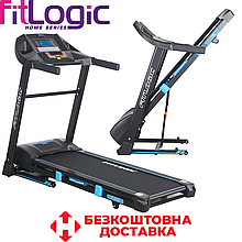 Бігова доріжка складна для дому електрична бігова доріжка для схуднення FitLogic T15 навантаження 120 кг