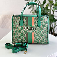 Жіноча сумка шопер Guess (866522) зелена