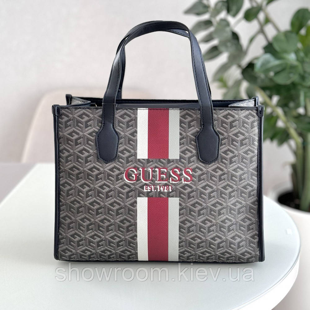 Жіноча сумка шопер Guess (866522) сіра