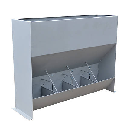 Годівниця для свиней бункерна 4 секції 15-30 голів 280 л, фото 1