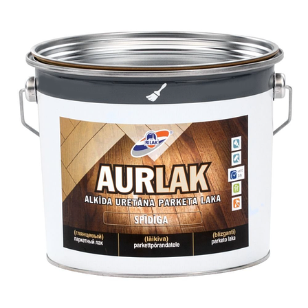 Лак глянсовий швидковисихаючий алкідно-уретановий AURLAK (10 л), Rilak, фото 1