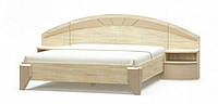 Кровать Мебель Сервис Аляска 160 каркас без ламелей Дуб самоа Капучино TN, код: 2674078