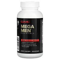 GNC, Mega Men Sport Essentials One Daily Multi (60 таб.), мужские витамины