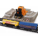 Дитяча залізниця BSQ 2084 з автонавантажувачем, довжина колії 549 см, фото 5