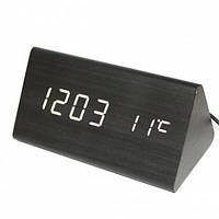 Настольные электронные часы VST-861-6 (белая подсветка, от сети) Black