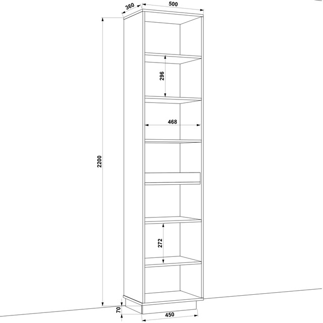 Наповнення та детальні розміри шафи Наповнення та детальні розміри шафи