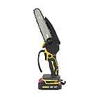 Потужна акумуляторна ланцюгова міні-пила DeWalt DCM155N батарея 24V 5AH шина 15см акумуляторний веткоріз для саду, фото 5
