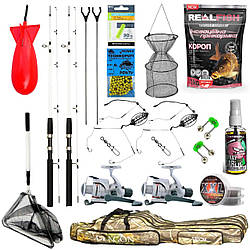 Готовий набір для риболовлі "Комфорт рибалки" 20в1