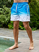 Мужские пляжные шорты из плащевой ткани с подкладкой, размеры от 48 до 56