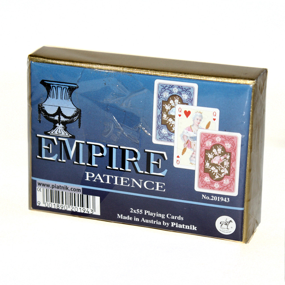 Комплект карт Piatnik "Empire Patience", 2х55листів (шт.) 2020