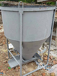 Бункер для бетону БН -1.5 (V-1.5 куб.м, 210 кг, 1530/1530/1900)