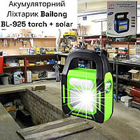 Аккумуляторный Фонарик Bailong BL-925 torch + solar
