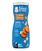 Gerber, Snacks for Baby, Grain & Grow, Puffs, воздушные закуски, для детей от 8 месяцев, батат, 42 г