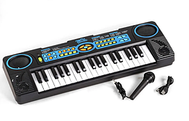 Дитячий синтезатор BX 1693 A 37 клавіш, 8 тонів, 8 ритмів, мікрофон, запис, 3+.