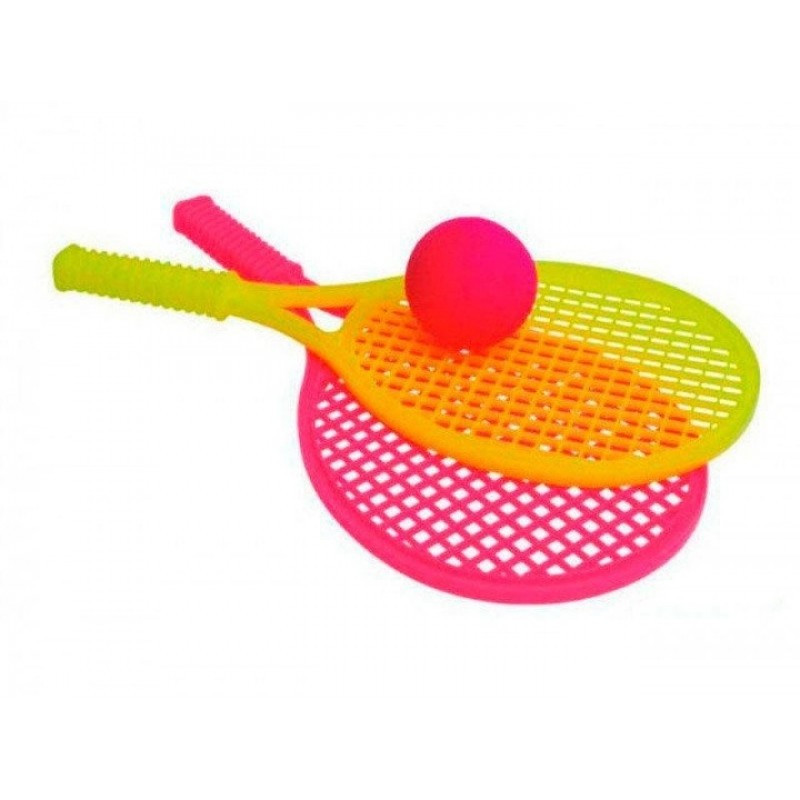 Тенісна ракетка з м'яким м'ячиком, у сітці, 2525, фото 1
