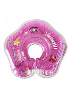 Круг для купания малышей розовый sp