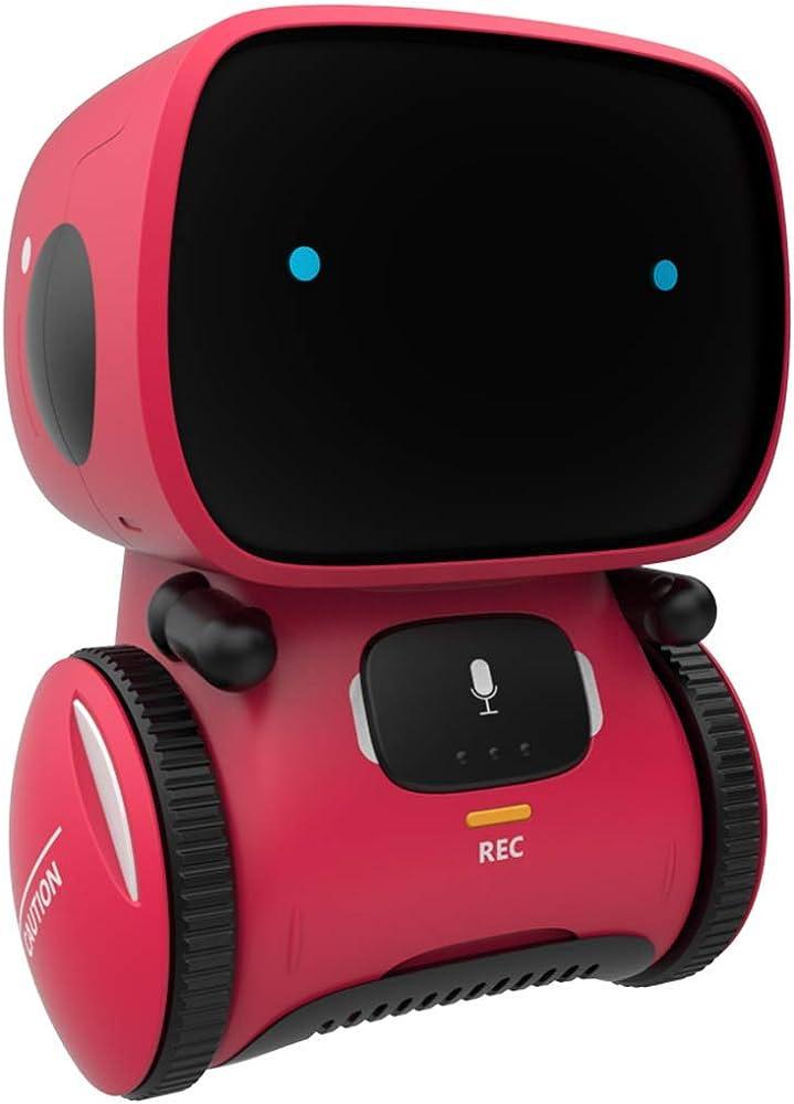 Інтерактивний робот іграшка Smart Robot, що реагує на голос і торкання Червоний