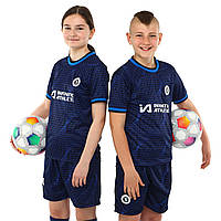 Детская футбольная форма Челси CHELSEA гостевая 2024 CO-6332 (на рост 110-155 см)