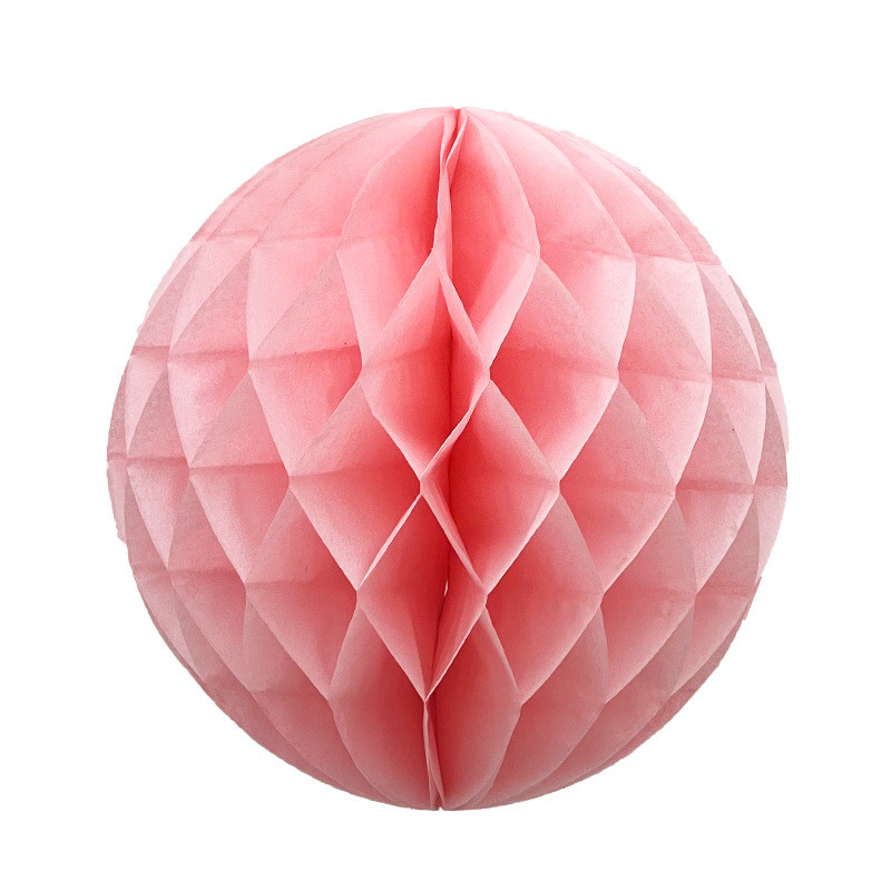 Куля соти паперова 15 см рожевий, фото 1