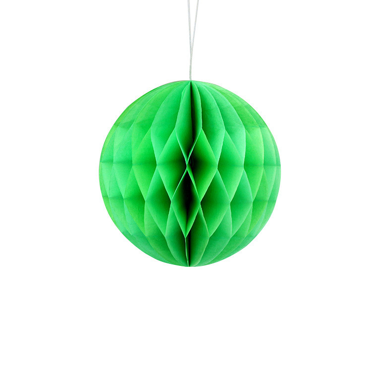 Паперова куля соти 10 см салатовий, фото 1