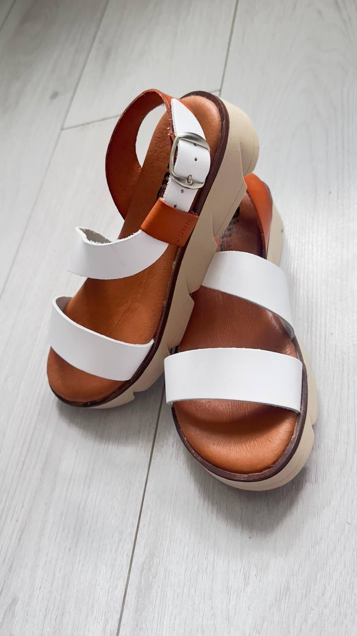 Іспанські шкіряні м'які жіночі сандалі, фото 1
