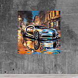 Картина на полотні "Silver Bugatti Chiron", фото 10