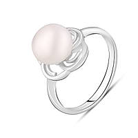 Срібне кільце SIlverStore з натуральними перлами 4.65ct, вага виробу 3,42 г (2122449) 18 розмір
