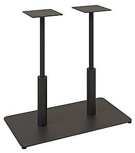 Опора Ibiza Soft Double h-725 750х400 / 6 мм чорна TM Lovko