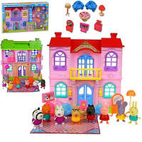 Ігровий набір - будинок з меблями та фігурками "Свинка Пеппа" (Peppa Pig) арт. РР 613 А