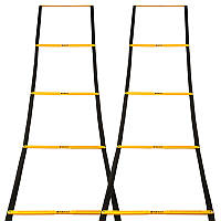 Координационная лестница SECO 8 ступеней 4 м желтый (2 шт.)