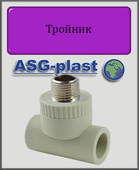 Трійник 32х3/4" РН ASG-plast поліпропілен
