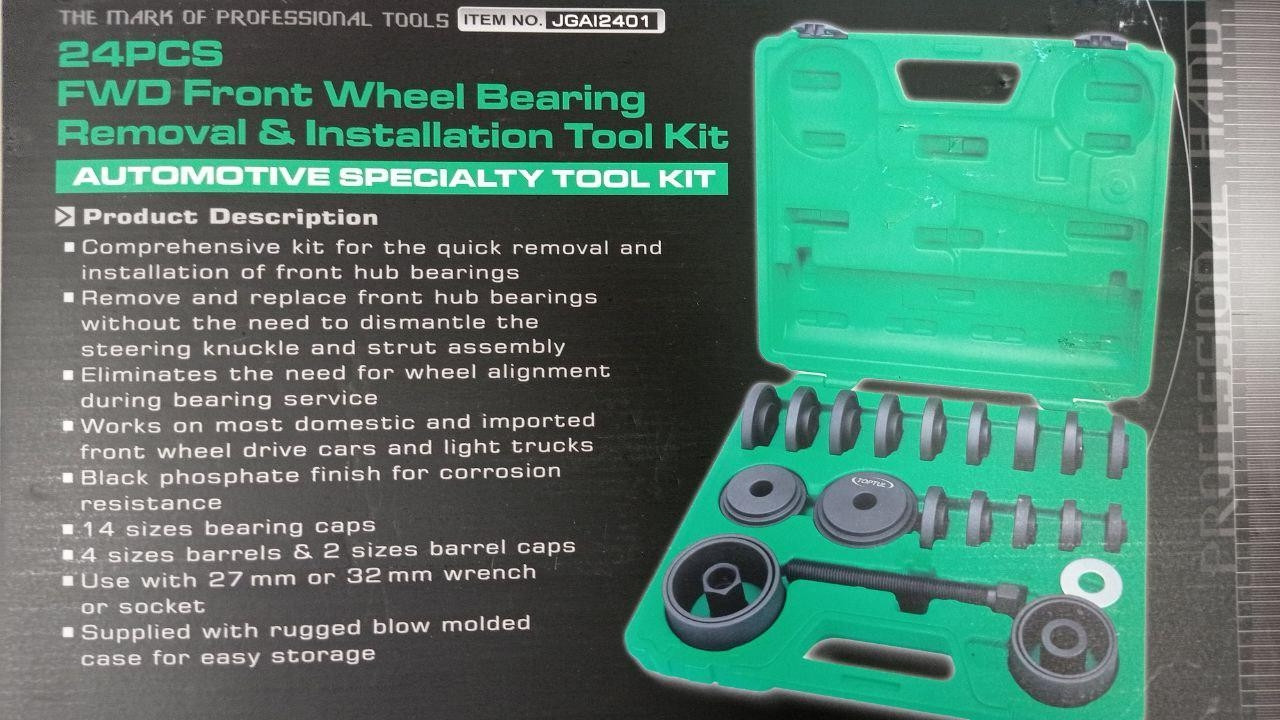 Знімач підшипників маточини універсальний 24 од.  TOPTUL JGAI2401